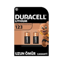 Duracell Yüksek Güçlü  (CR123 / CR123A / CR17345) Lityum 123 Pil 3V