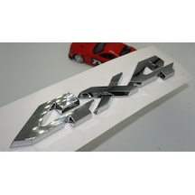 Dk Arazi Off Road 4x4 Logo Büyük Boy Krom Abs Bagaj 3m 3d Logo Ar