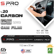 S Pro Cam Filmi Nano Carbon Cs Serisi 2ply %20 152cm/30mt