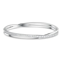 5565210 Swarovski Bilezik Twıst-Bangle Rows Czwh-Rhs  M