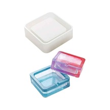 Epoksi Silikon Kalıp Küllük Kalıbı Kare 9.8x3.2 Cm Çok Renkli