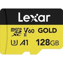 Lexar Professional Gold V60 280 MB 128 GB UHS-II Micro SD Hafıza Kartı