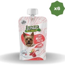 Jungle Köpek Et Ezmesi Taze Kuzulu Havuçlu 90 Gr - 6 Adet