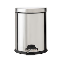 Mudo Home 5lt Pedallı Çöp Kovası Inox Gri