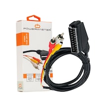Scart 3 Rca Kablo 1.2 Metre