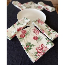 Taç Outlet 6'lı Kumaş Peçete 40x53 CM Çok Renkli