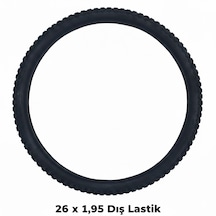 26 Jant Dış Lastik - 26x1.95 Mtb Dağ Bisikleti Dişli Dış Lastik - 1 Adet