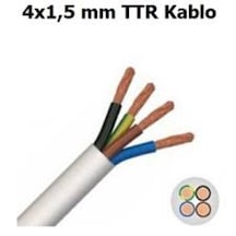 Çarkıt Cable 4X1,5 Ttr Çok Telli Kablo Tam Kesit %100 Bakır