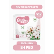 Giggles Lady Soft Hijyenik Ped Uzun Dev Fırsat Paketi 84 Adet