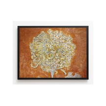 Mondrian Krizantem Çerçevesiz Poster 21x30 Cm A4 Tablo Modern Sanat Duvar Dekoru Mat Fotoğraf Kağıdı