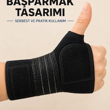 Avuç İçi Destekli El Bilekliği Metal Destekli Ayarlanabilir Bilek Ateli