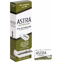 Tıraş Bıçağı Yeşil Jilet 20'li Paket Ast