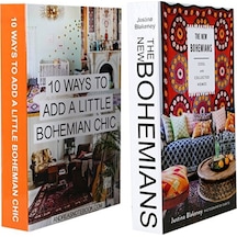 2'li 10ways/bohemians Dekoratif Kitap Kutu