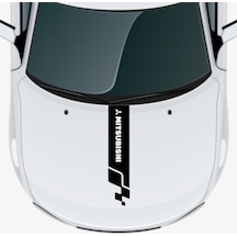Mitsubishi Lancer Evolution İçin Uyumlu Aksesuar Oto Kaput Şerit Sticker