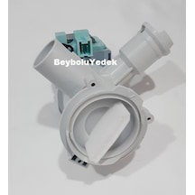 Bosch Uyumlu WAT24480TR Pompa motoru çamaşır makinesi su tahliye motor Siyah