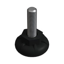 Cateksss M8x25 Vida Küçük Topuz Çap: 30 Mm Siyah - 18 Li Paket