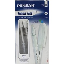 Pensan Jel Kalem Neon Beyaz 12'li Kutu Diğer