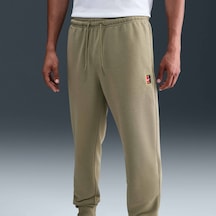 Nike Nikecourt Hm6766-276 Heritage Dri-fıt Fleece Erkek Tenis Jogger'ı - Zeytin Yeşili Yeşil