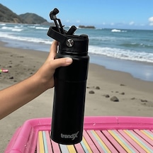 Matara Çelik Termoslu 750 Ml Siyah