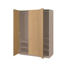 Ikea Çok Renkli Sağlam Kapaklı Gardırop 150x60x201 Cm