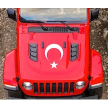 Ay Yıldız Bayrak Sticker Yapıştırma