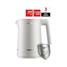 Toshiba Cool Touch KT-15PS1VME W Gizli Rezistanslı 1.5 L Beyaz Su Isıtıcı Kettle