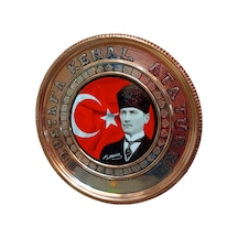 Atatürk Duvar Tablosu Bakır Duvar Tablosu M.k. Atatürk Tablo Özel