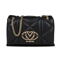 Love Moschino Kapitoneli Ayarlanabilir Zincir Askılı Çanta Jc4041pp0mlc0000 Siyah