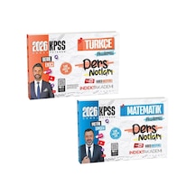 2026 Kpss Türkçe + Matematik Akademisi Video Ders Notları 2 Li Set İndeks Akademi Paragraf Hediyeli