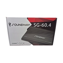 Soundway Amfi 4 X 60 Rms Ses Ve Bass Amfisi 3500w Soundway Sg-60.4 Ab Class Oto Anfi