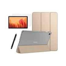 Samsung Galaxy Uyumlu Tab A8 10.5 Inç Sm-x200 Smart Kapak Katlanabilir Kılıf+ekran Koruyucu+kalem Kılıf