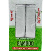 Hac Ve Umre İhramı Özel Üretim Bambu 110 X 220 Cm 2 Parça İhram Sabunu Ve İhram Şampuanı Hediyeli