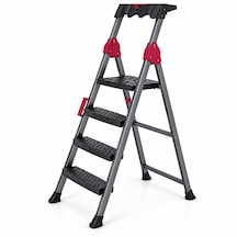 Go İthalat 3+1 Basamaklı Metal Merdiven 150kg.taşıma