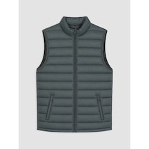 Lcwaıkıkı Classic Yeşil Regular Fit Dik Yaka Erkek Şişme Yelek