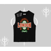 Tarzsokak Kolsuz Tshirt London Denim 1985 Siyah
