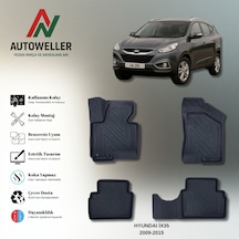 Hyundai İx35 2009-2015 Uyumlu Havuzlu Oto Paspas