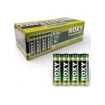 Roxy Aa Pvc Kılıflı Çinko Karbon Pil - 60 Adet