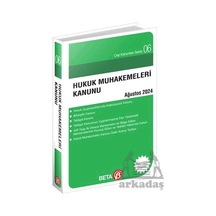 Hukuk Muhakemeleri Kanunu Ağustos 2024 - Cep Kanunları Serisi Beta Yayınları Kolektif