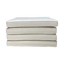 Koton Krem Fitilli 53x46 Cm Sandalye Ölçüsüne Uygundur. 4 Parça Sandalye Koltuk Minder Seti Krem