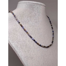 Sodalit Taşı 3mm Kolye (Sabit Klipsli) (41300) Bal Rengi Sodalit Taşı 3mm Kolye (Sabit Klipsli) (41300) Bal Rengi