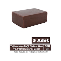 100% Doğal Güzel Kokulu El Yüz Saç Vücut Cilt Onaran Kolajen Etkili Amber Bitkisel Sabun 3 Adet