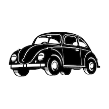 Klasik Arabalar Model 2 Oto Özel Yeni Sticker 25 X 12 Cm