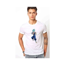 Anime Dragon Ball Z Baskılı Beyaz Erkek Tshirt (531009228)