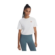 Kappa Authentic Aster Kadın Beyaz Comfort Fit Tişört Beyaz