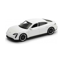 Porsche Taycan Turbo S 1:32 Ölçek Diecast Metal Çek Bırak Araba