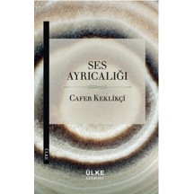 Ses Ayrıcalığı Cafer Keklikçi Ülke Kitapları