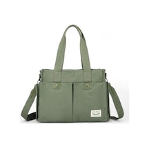 Smart Bags Kanvas Haki Kadın Omuz Çantası Smb1307 001