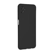 Bezos Samsung Galaxy A04e Kılıf Nano İçi Kadife Silikon - Siyah Rengaren