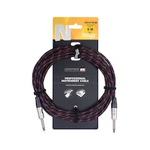 Stagg Enstrüman Kablosu 6m Deluxe Ngc6vtr Bk