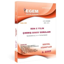 Egem Yayınları Aöf Sosyal Hizmetler 2.sınıf Güz Dönemi Çıkmış Sorular 6yıl